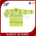 high visibility reflective safety parka jacket